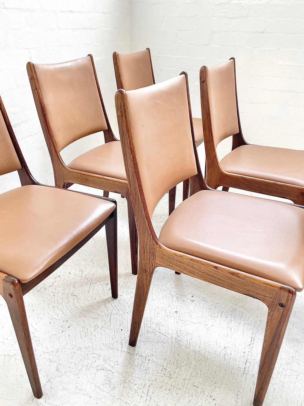 Johannes Andersen Rosewood Dining Chairs