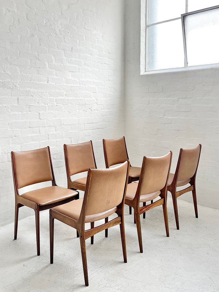 Johannes Andersen Rosewood Dining Chairs — Nord