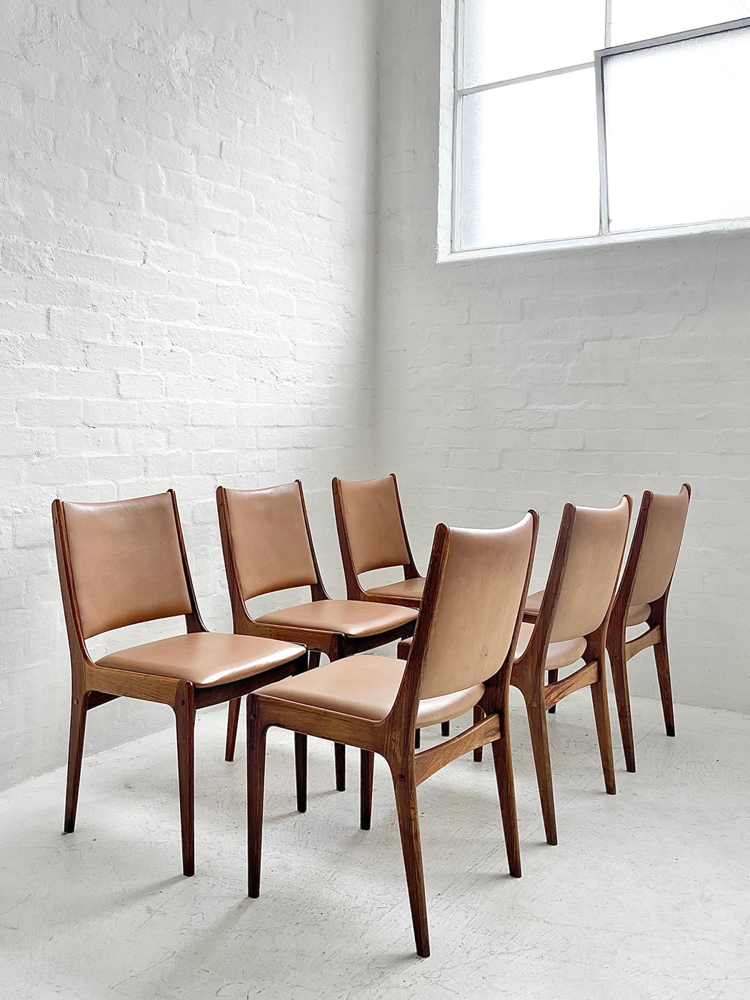 Johannes Andersen Rosewood Dining Chairs