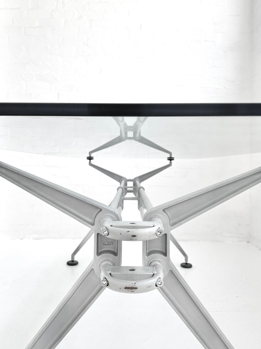 Airon Glass & Aluminium Table
