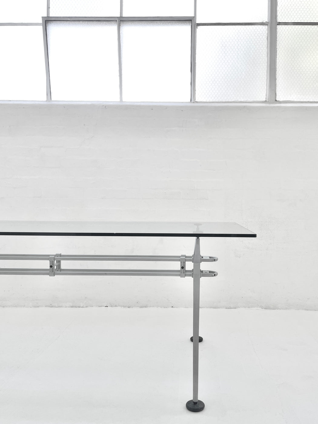 Airon Glass & Aluminium Table