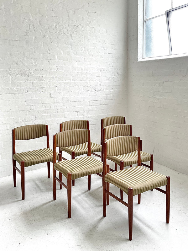 Set of Six Danish Teak Dining Chairs