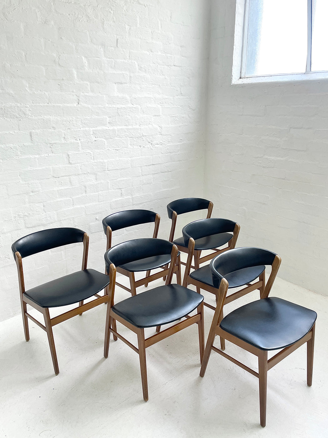 Set of Six Sax 'Round' Chairs