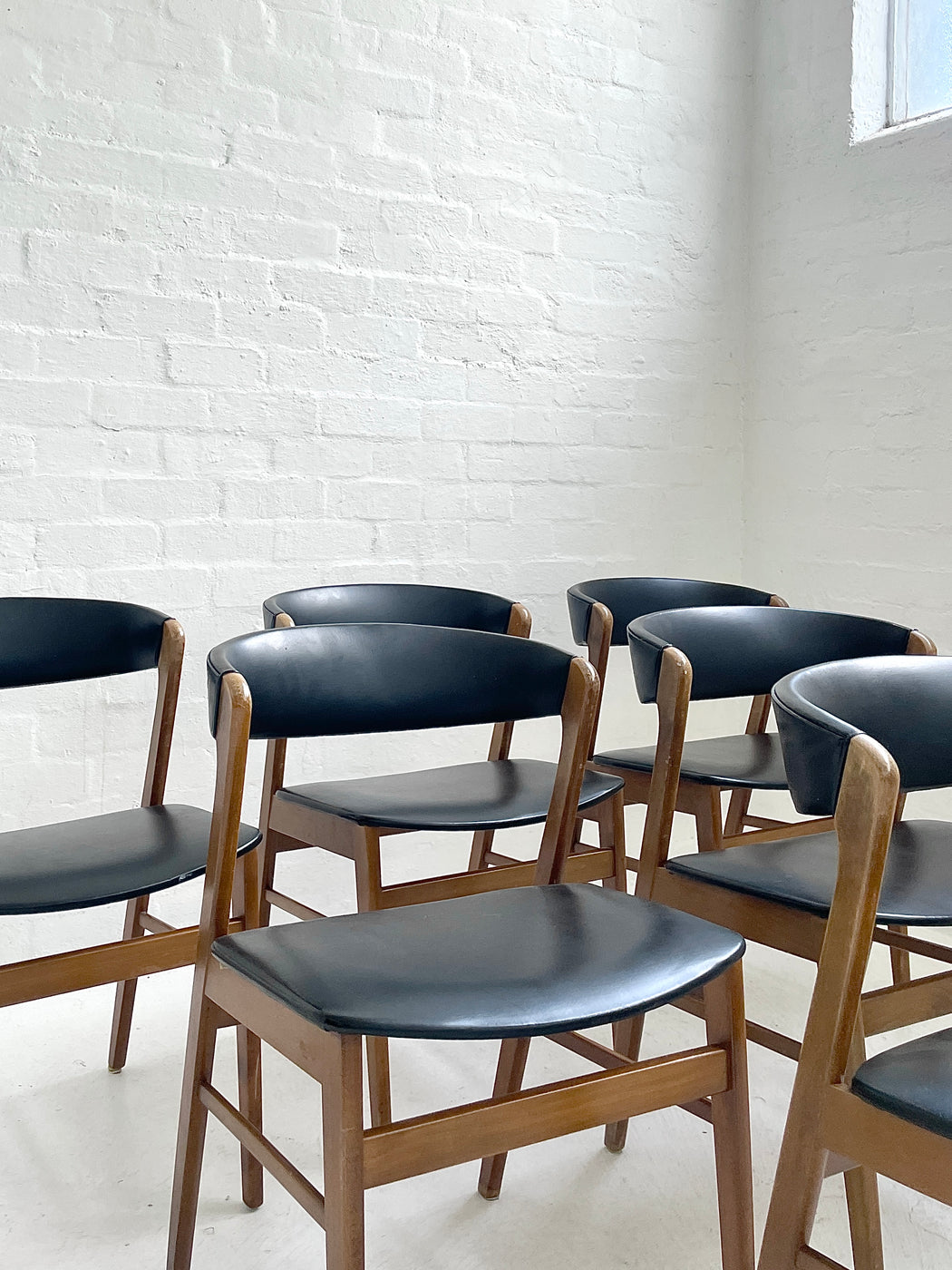 Set of Six Sax 'Round' Chairs