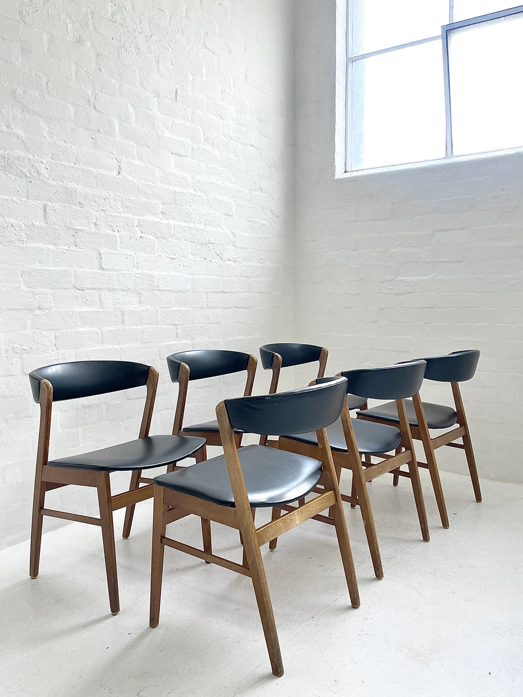 Set of Six Sax 'Round' Chairs