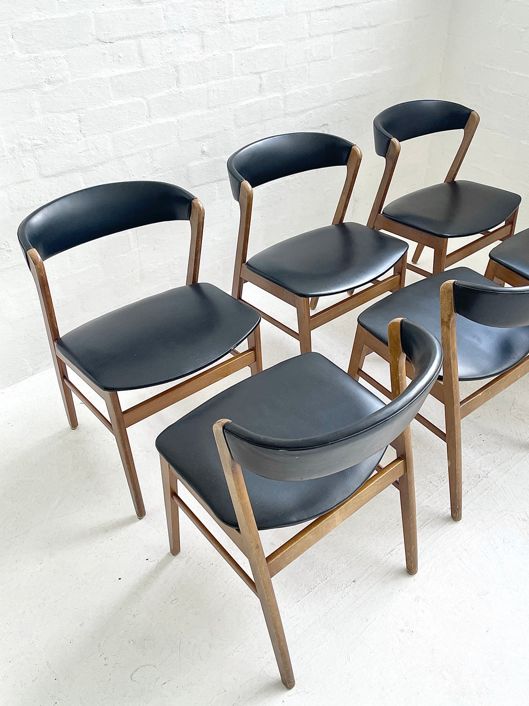 Set of Six Sax 'Round' Chairs