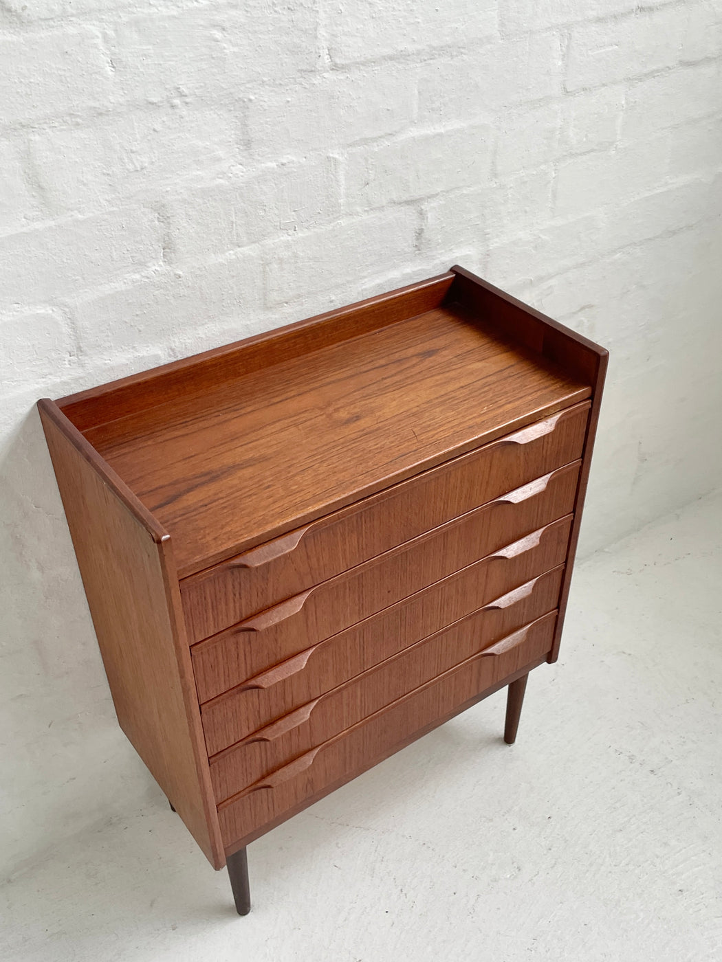 Small Danish Teak Chest of Drawers