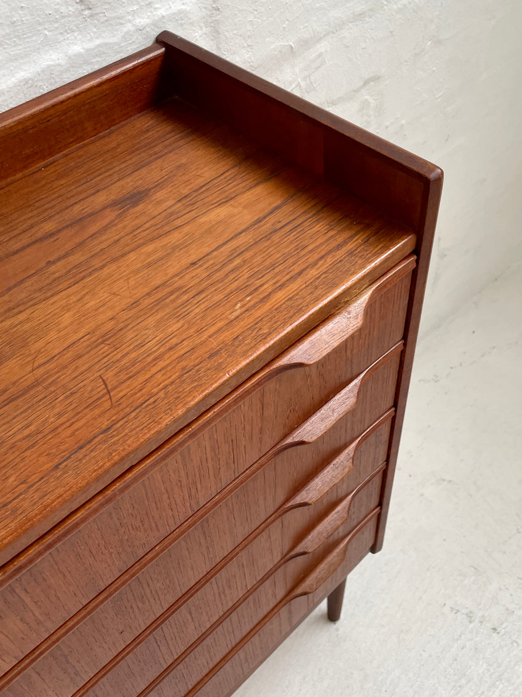 Small Danish Teak Chest of Drawers