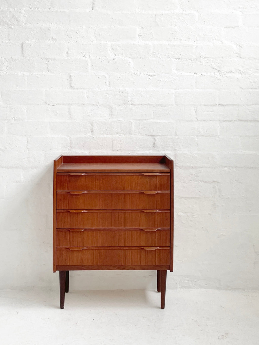 Small Danish Teak Chest of Drawers