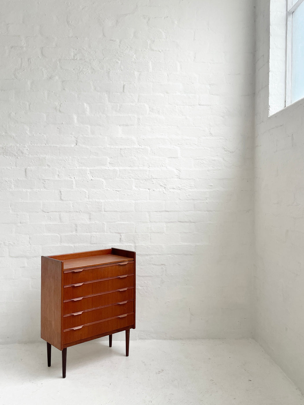 Small Danish Teak Chest of Drawers