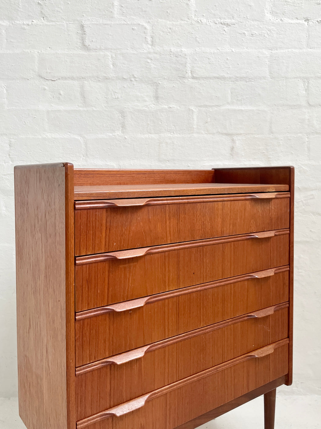 Small Danish Teak Chest of Drawers