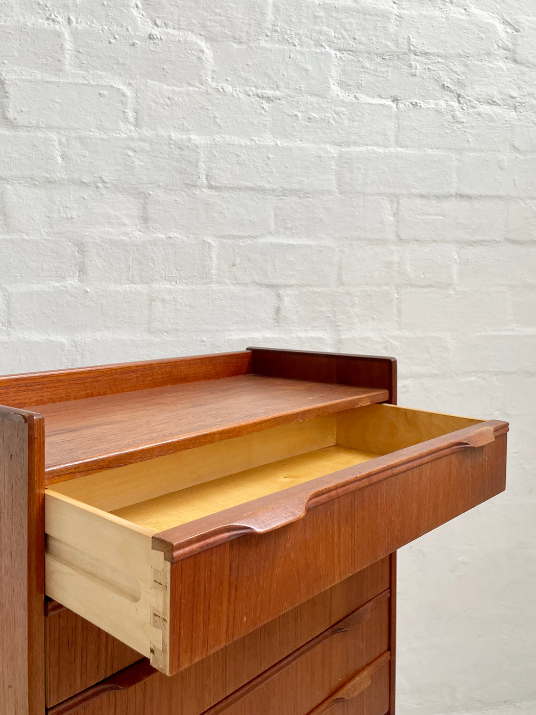 Small Danish Teak Chest of Drawers