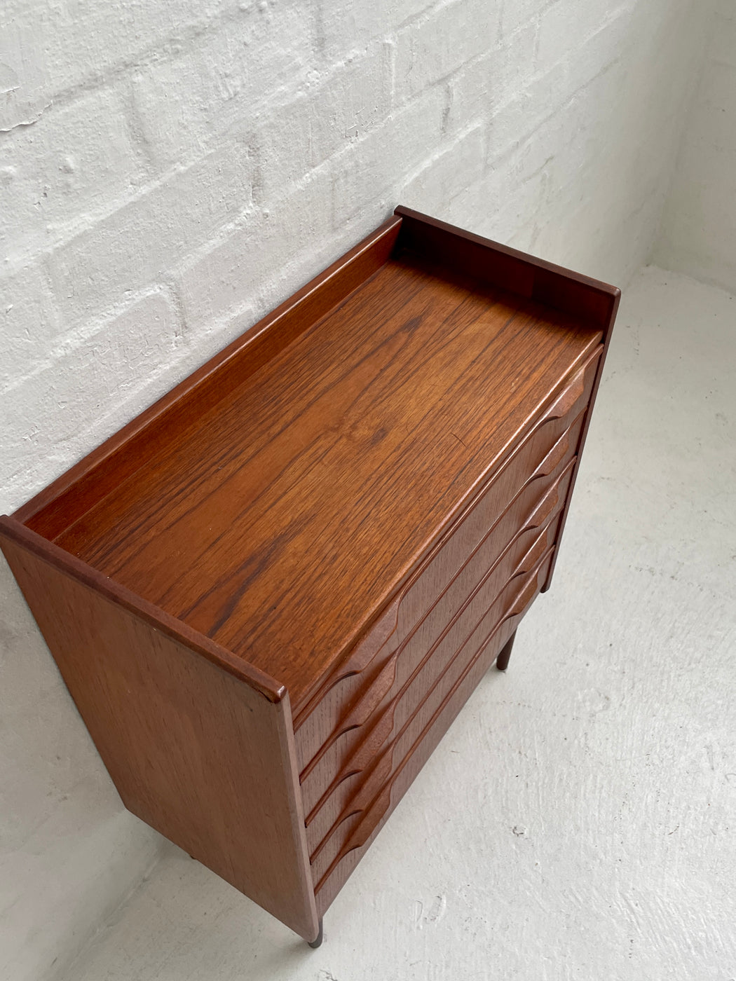 Small Danish Teak Chest of Drawers