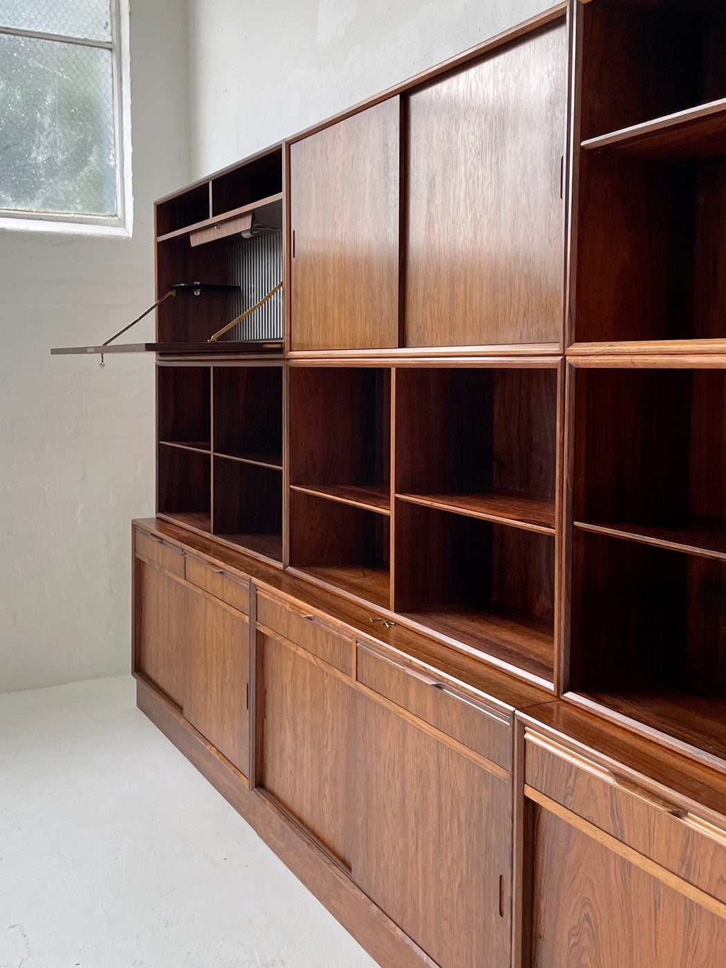 Bjerringbro Møbler Rosewood Modular Wall Unit