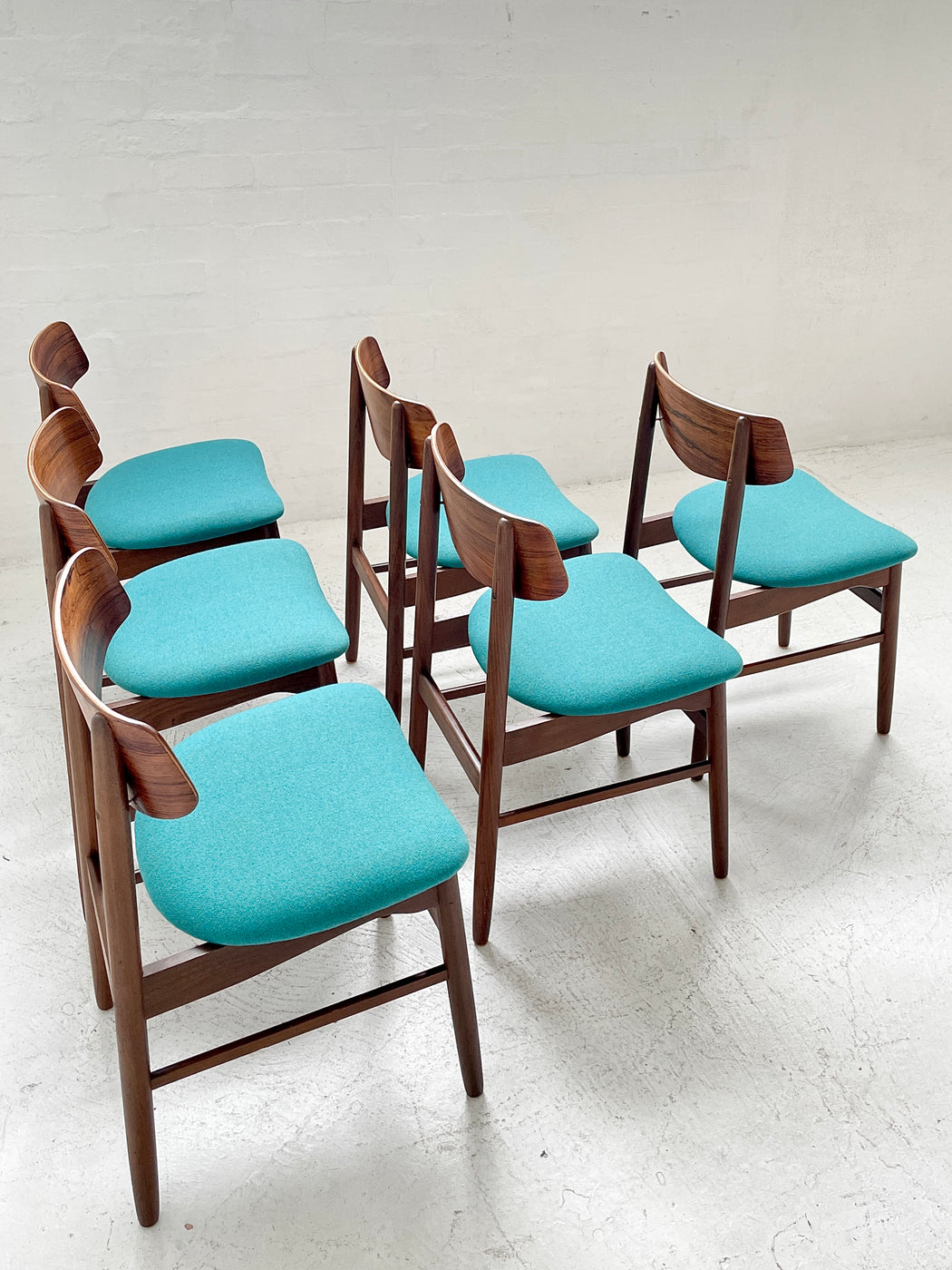 Six Danish Dining Chairs