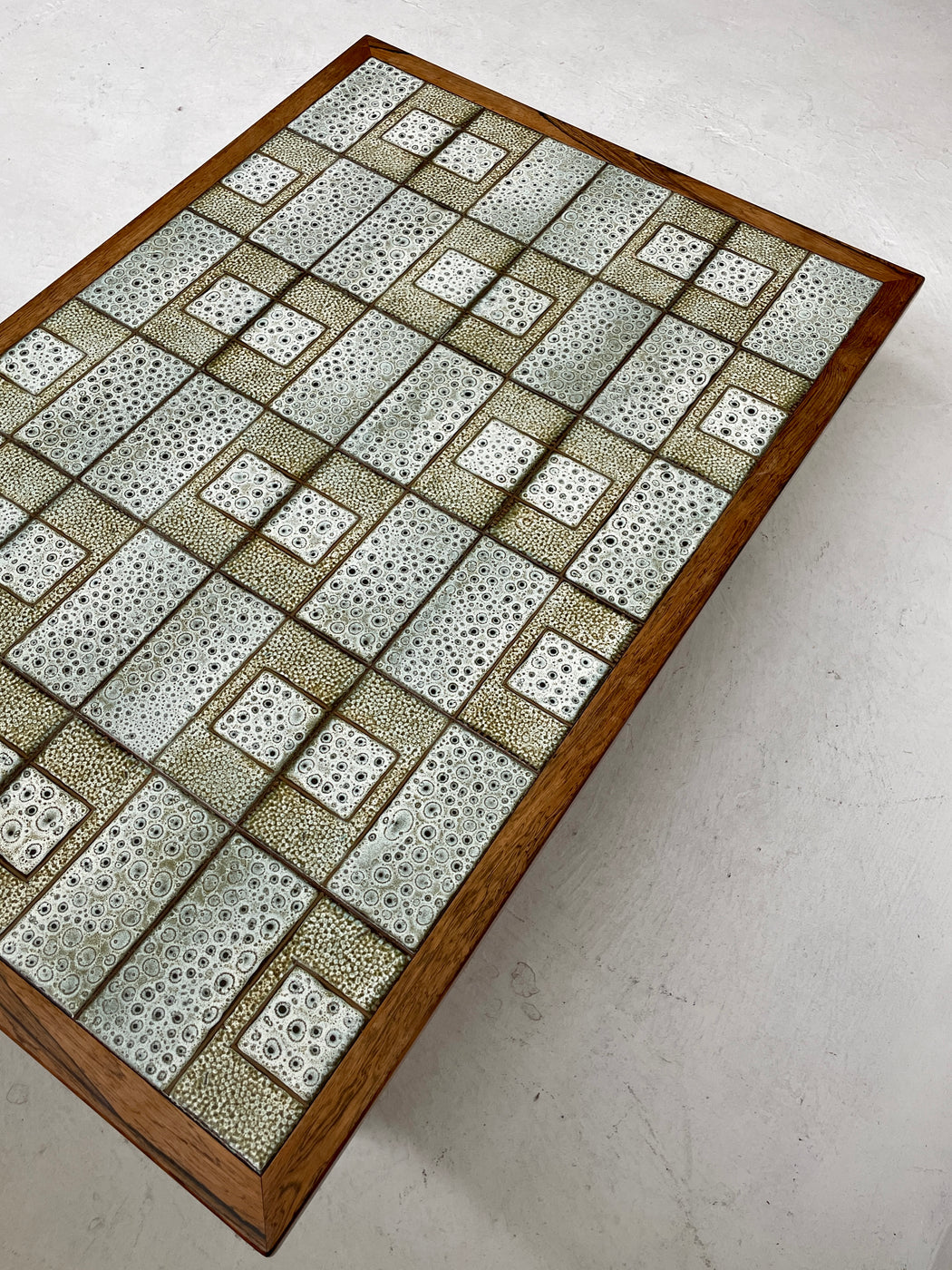 Danish Tile-topped Rosewood Coffee Table