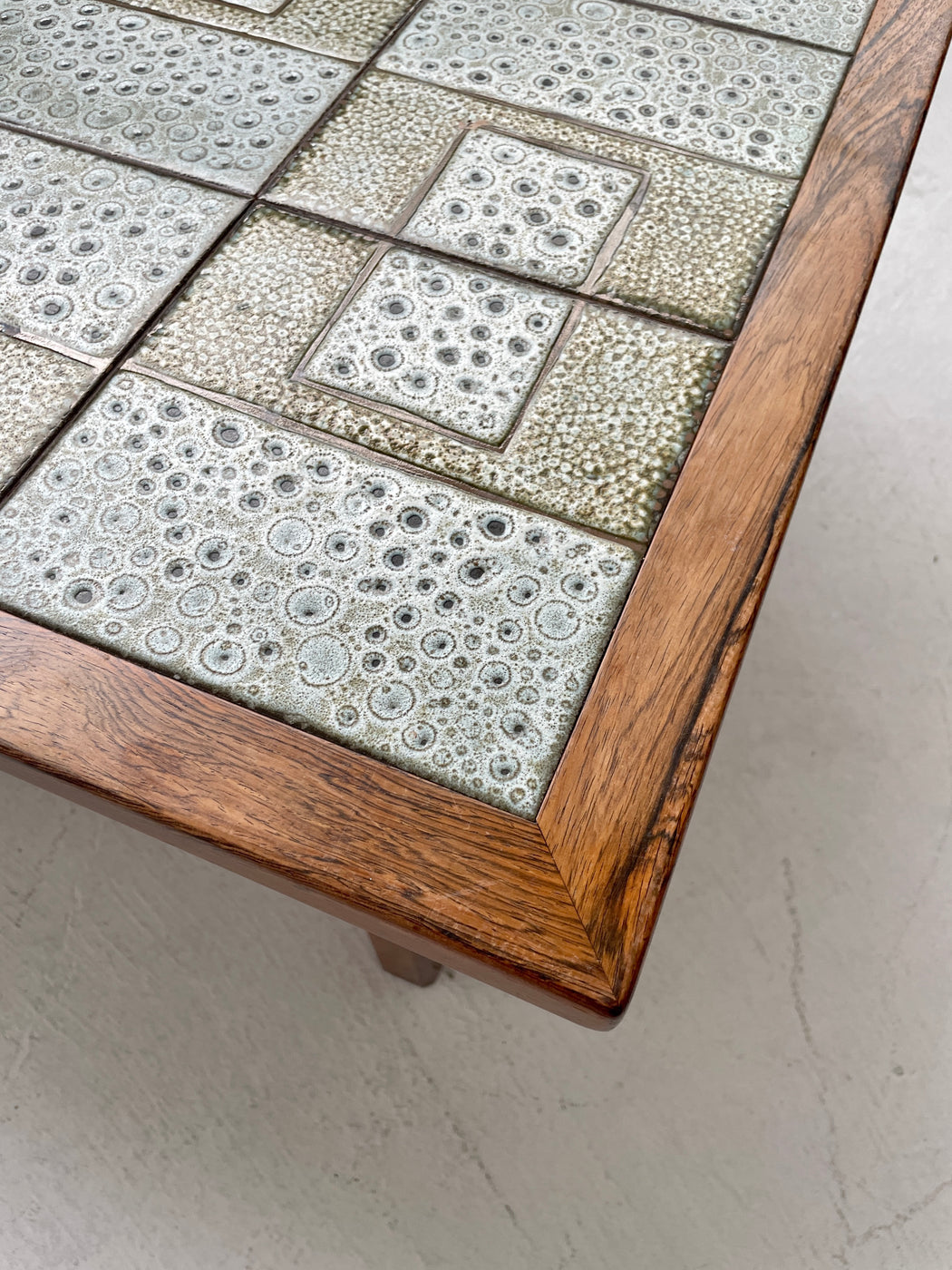 Danish Tile-topped Rosewood Coffee Table
