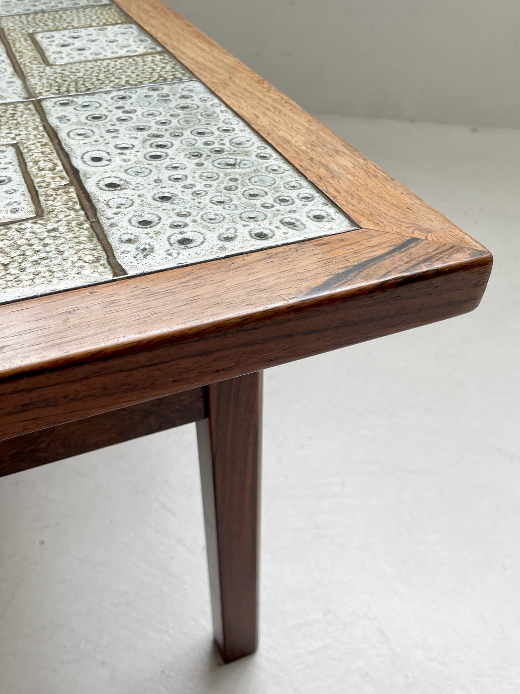 Danish Tile-topped Rosewood Coffee Table