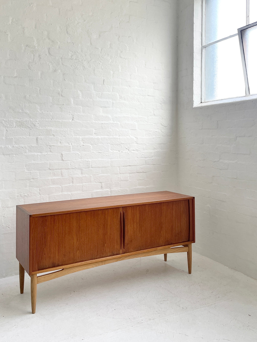 Danish Tambour-Fronted Sideboard