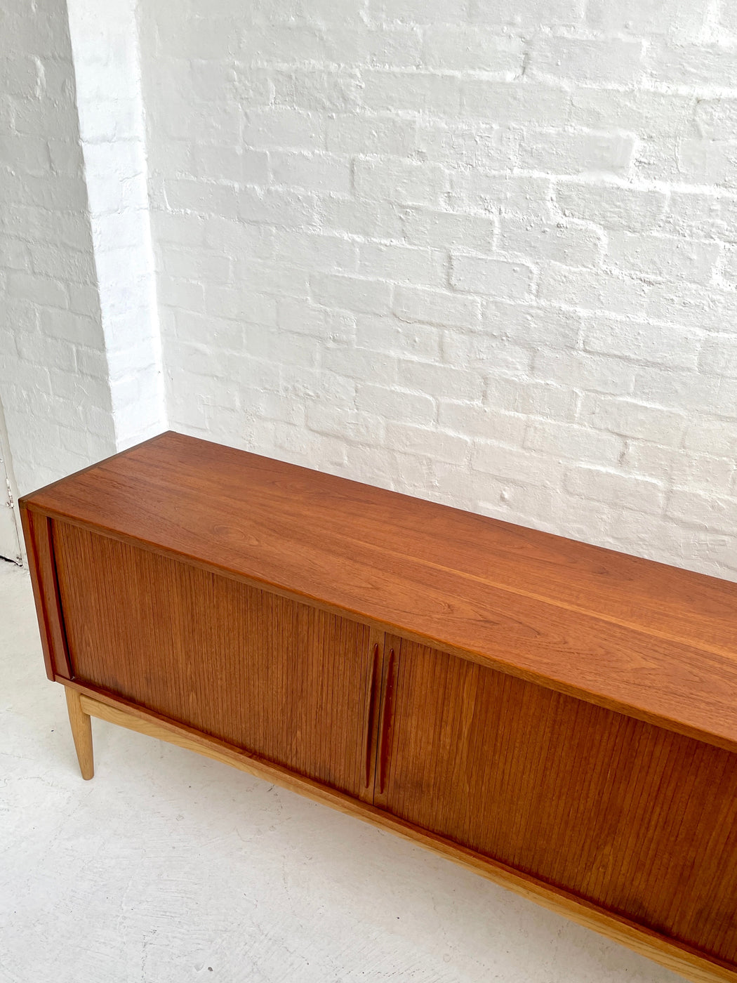 Danish Tambour-Fronted Sideboard