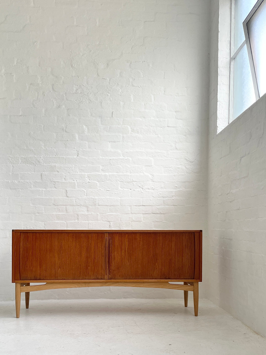 Danish Tambour-Fronted Sideboard