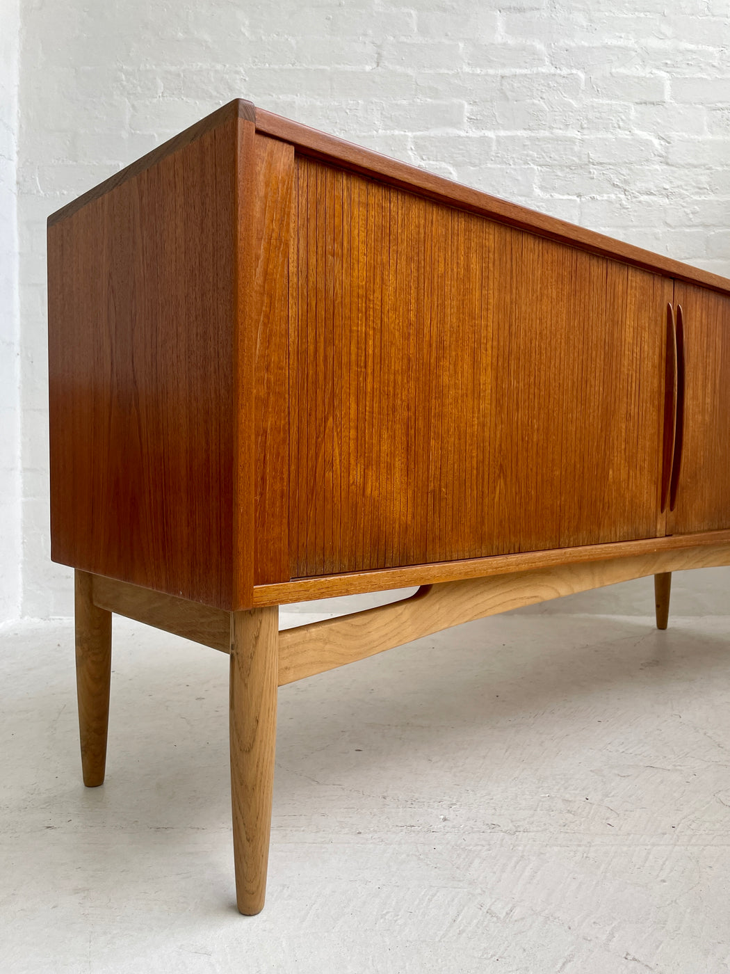 Danish Tambour-Fronted Sideboard