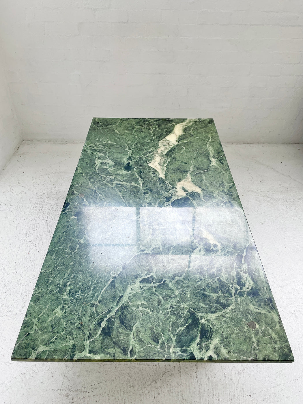 Vintage Green Marble Coffee Table