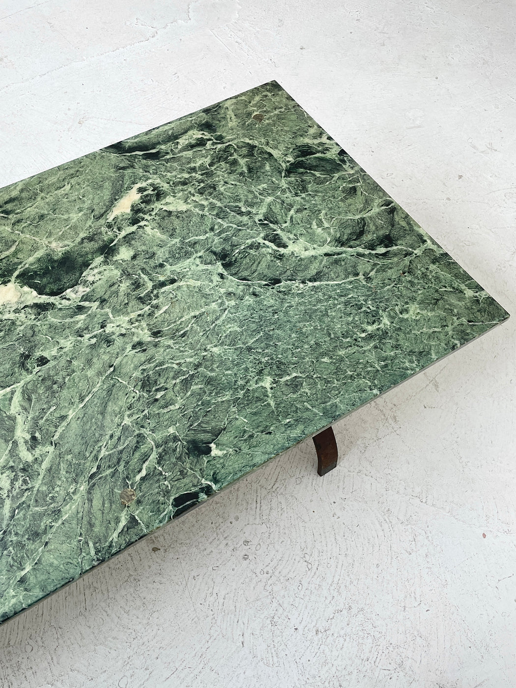 Vintage Green Marble Coffee Table