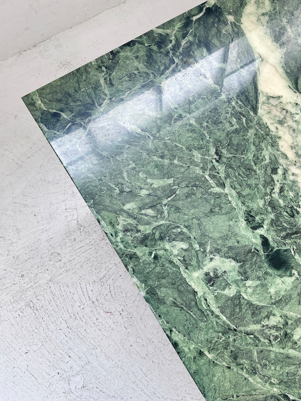 Vintage Green Marble Coffee Table
