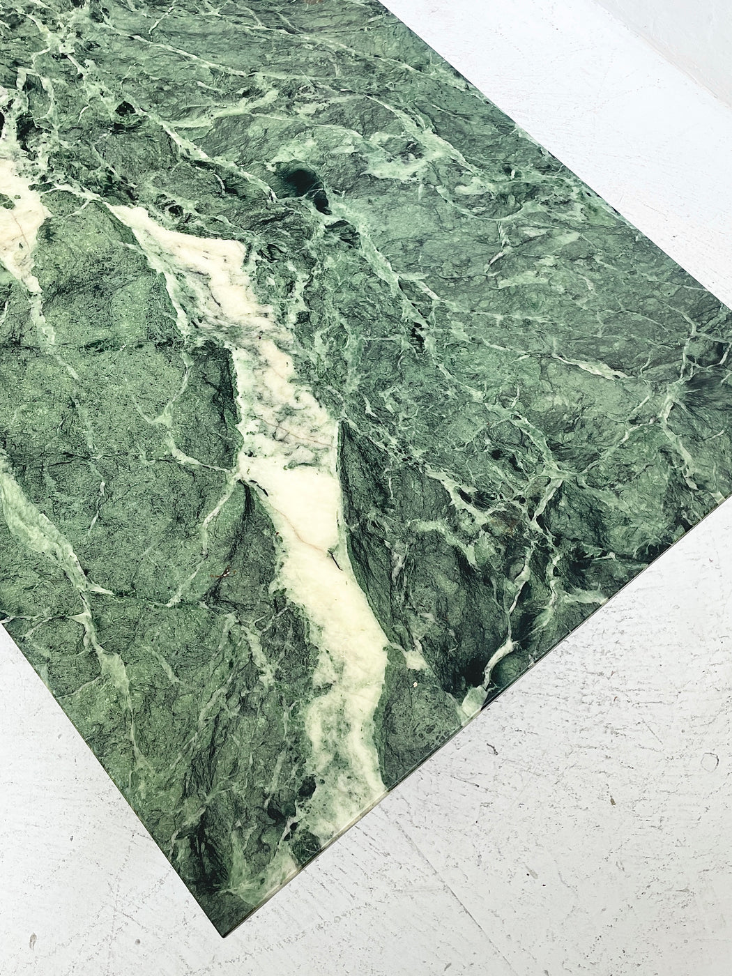 Vintage Green Marble Coffee Table