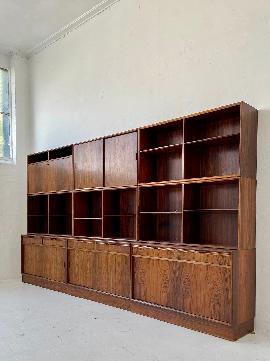 Bjerringbro Møbler Rosewood Modular Wall Unit