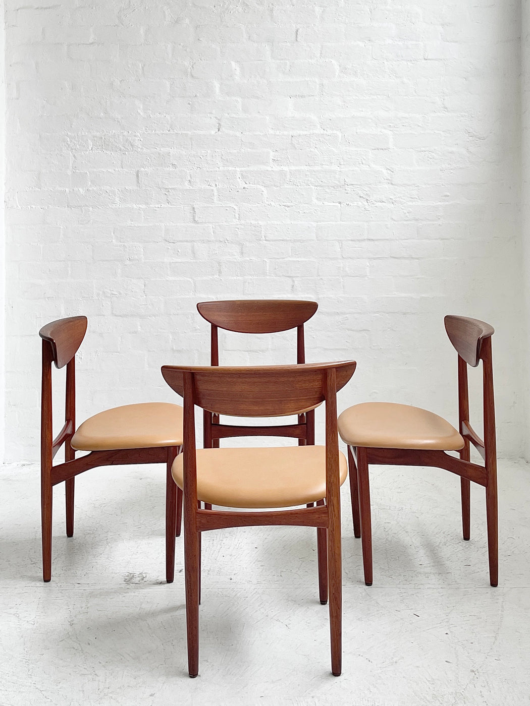 Set of 4 Kurt Østervig Dining Chairs