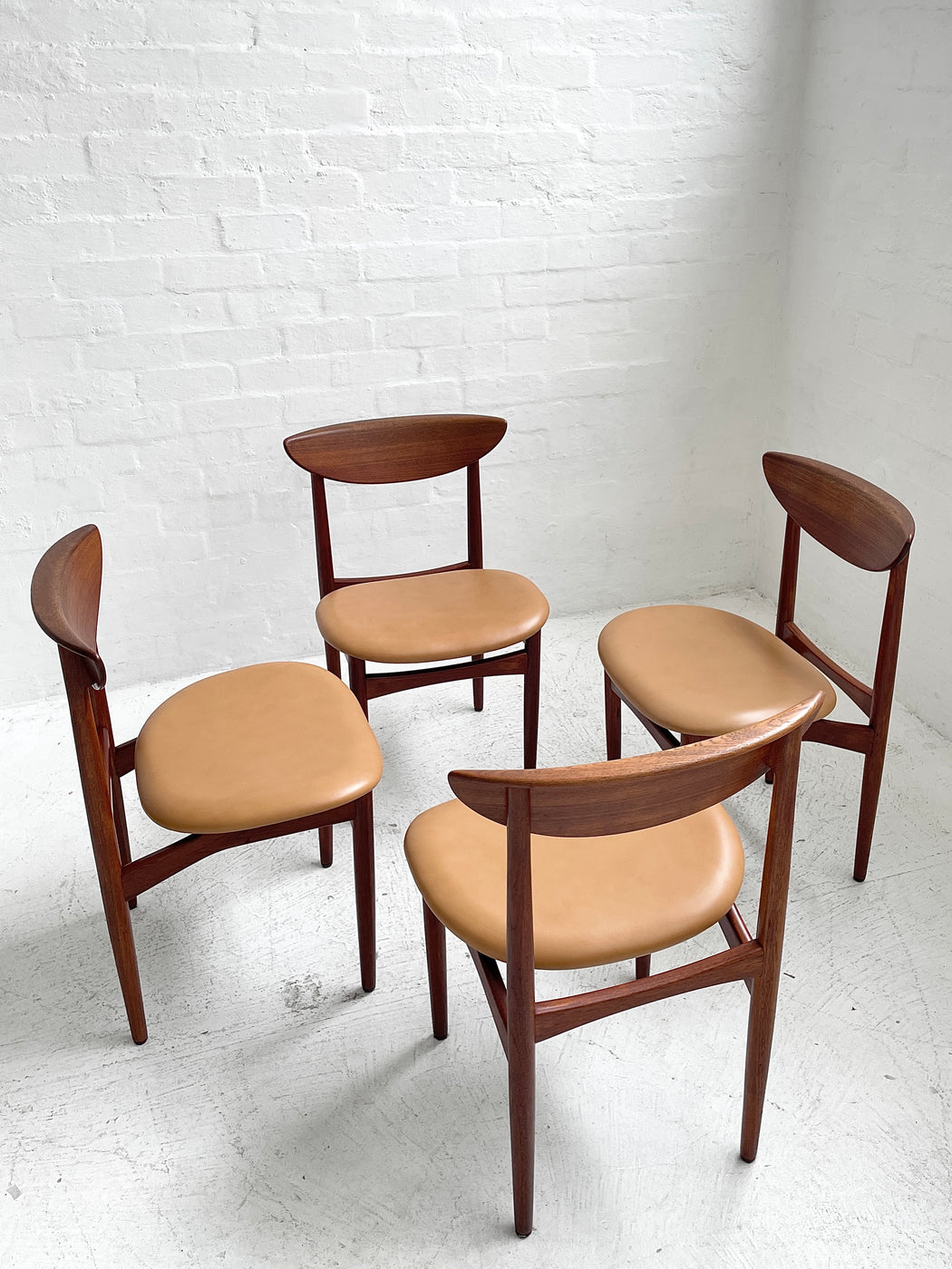 Set of 4 Kurt Østervig Dining Chairs