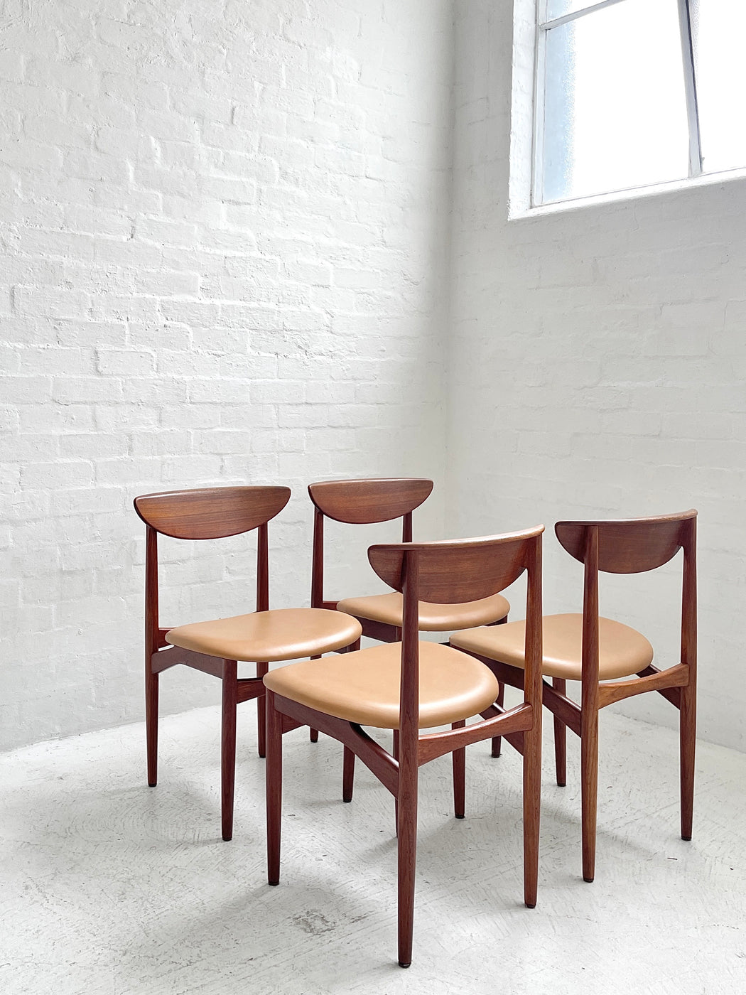 Set of 4 Kurt Østervig Dining Chairs