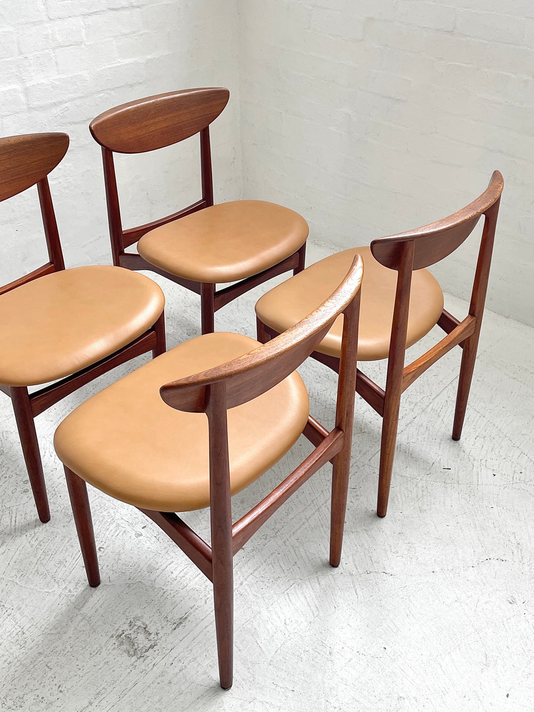 Set of 4 Kurt Østervig Dining Chairs