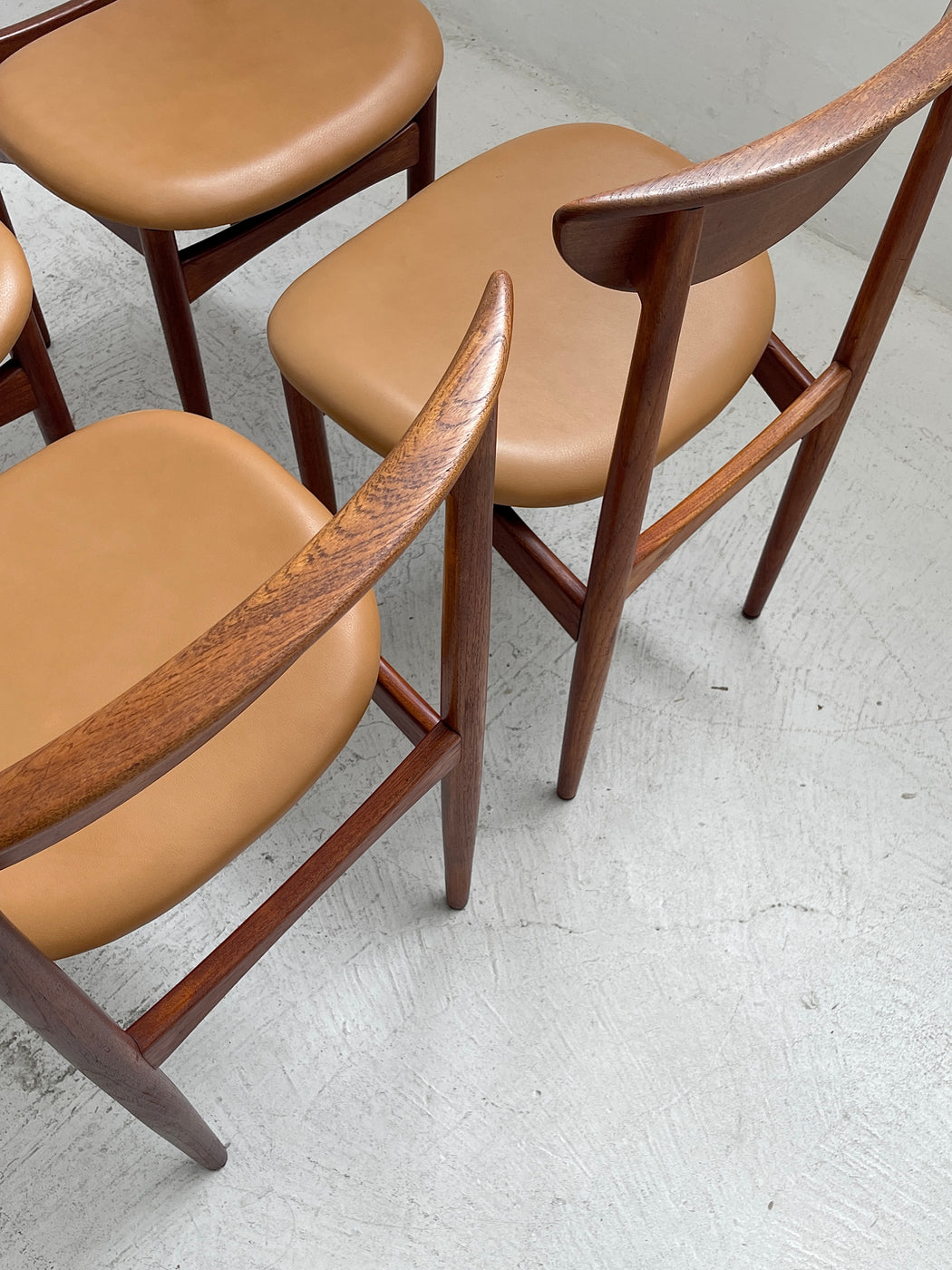 Set of 4 Kurt Østervig Dining Chairs