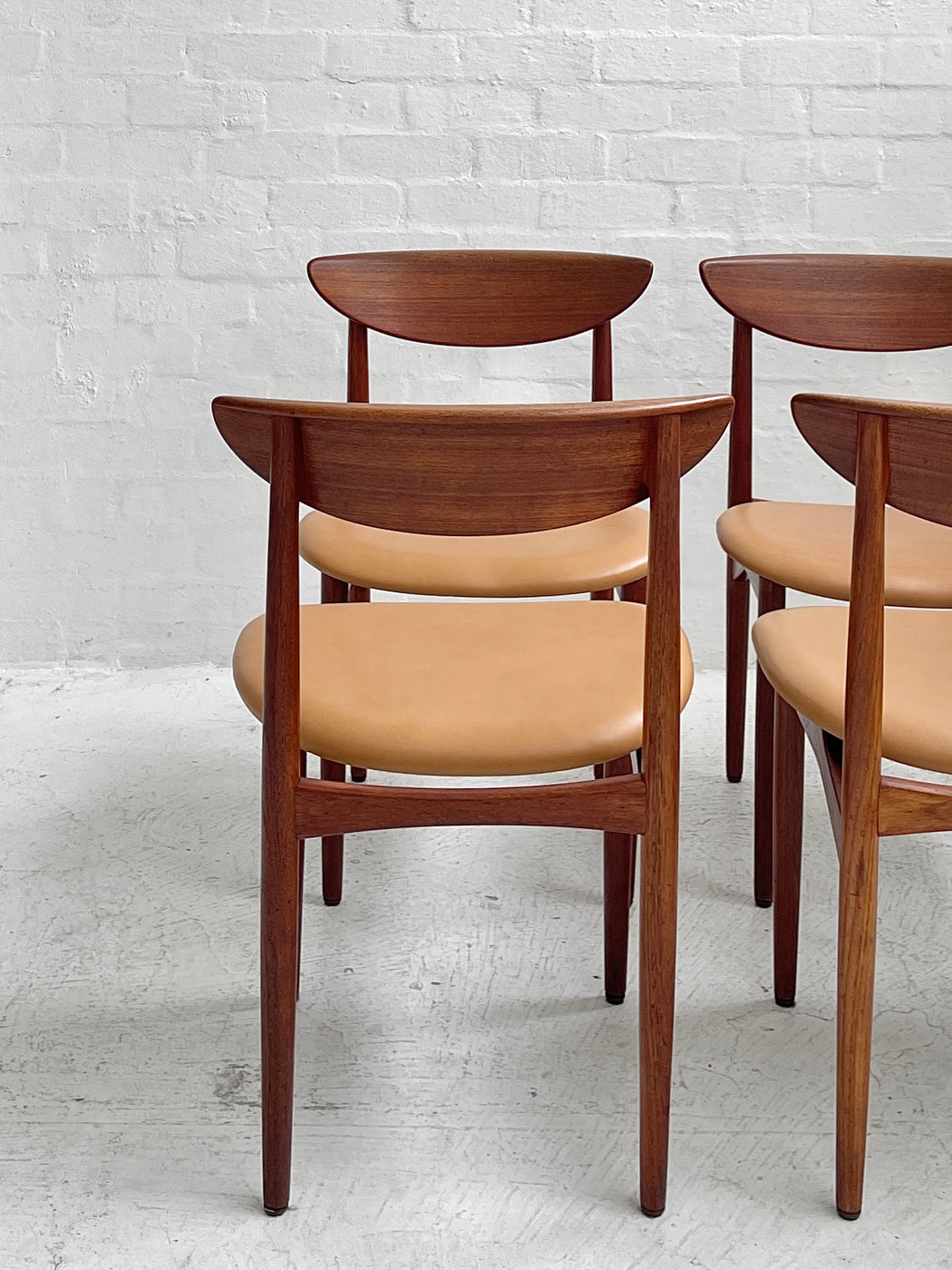 Set of 4 Kurt Østervig Dining Chairs