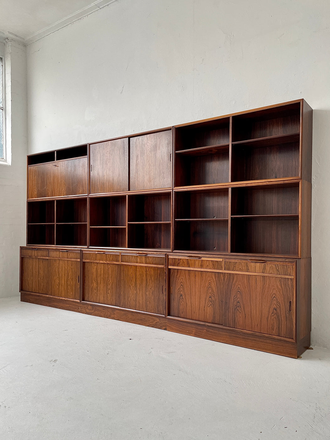 Bjerringbro Møbler Rosewood Modular Wall Unit