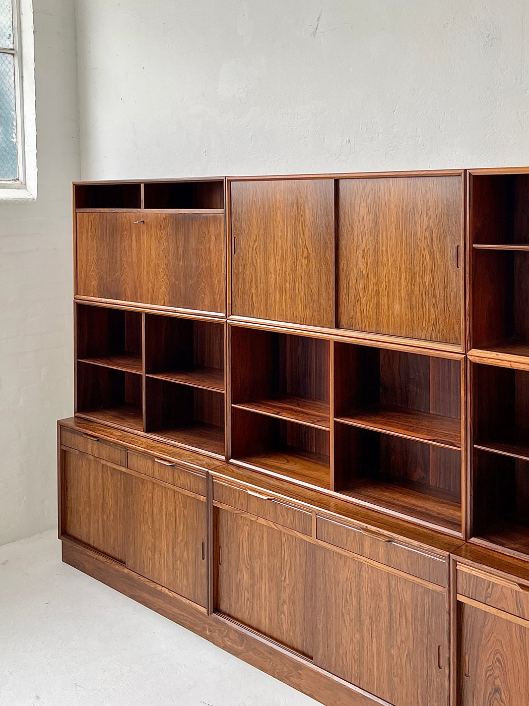 Bjerringbro Møbler Rosewood Modular Wall Unit