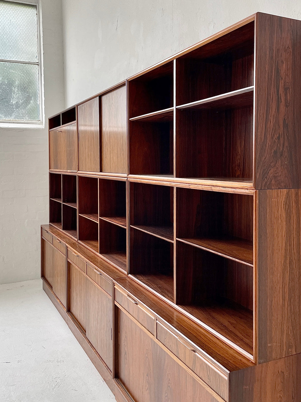 Bjerringbro Møbler Rosewood Modular Wall Unit