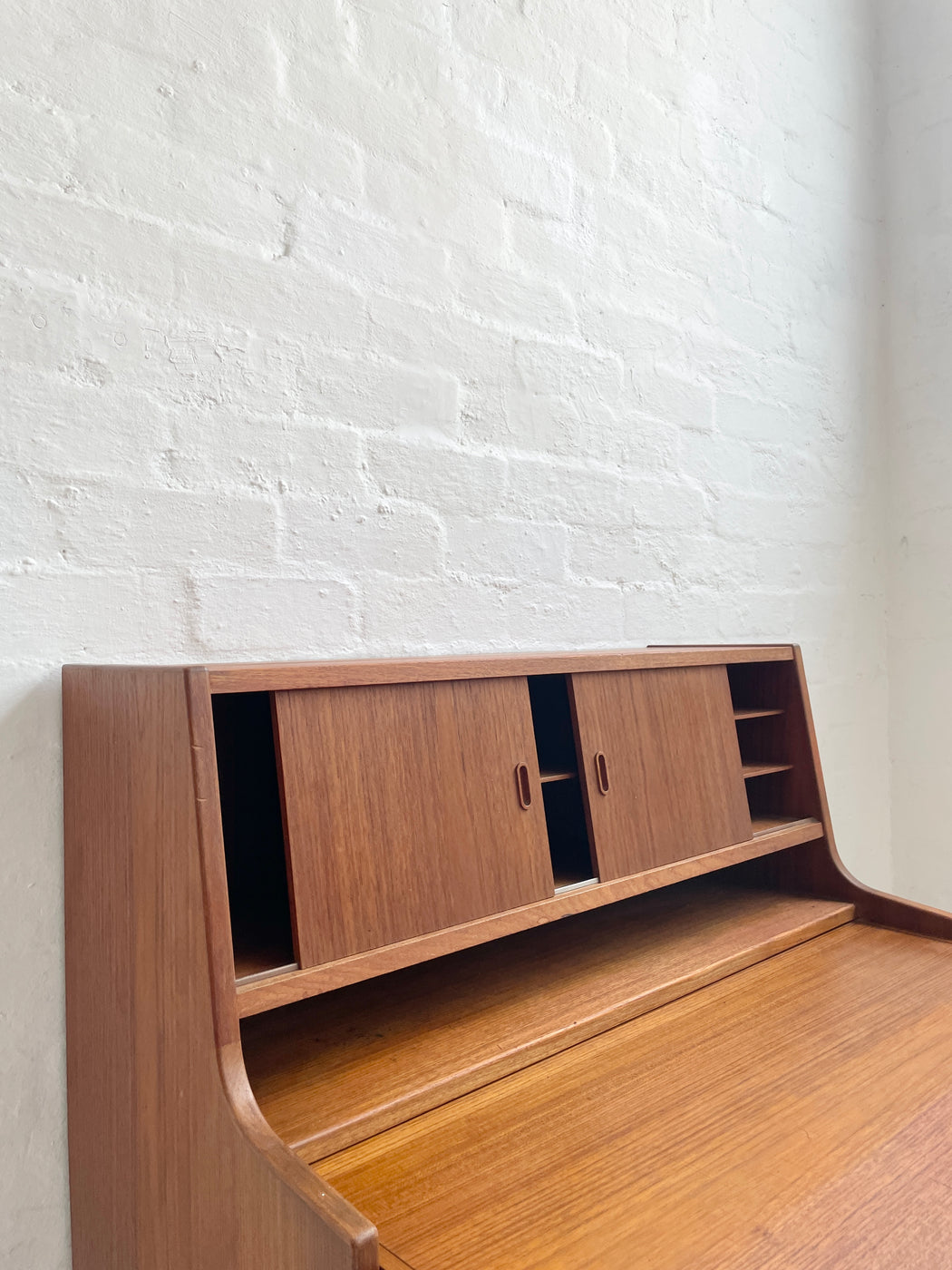 Danish Teak Bureau Dresser