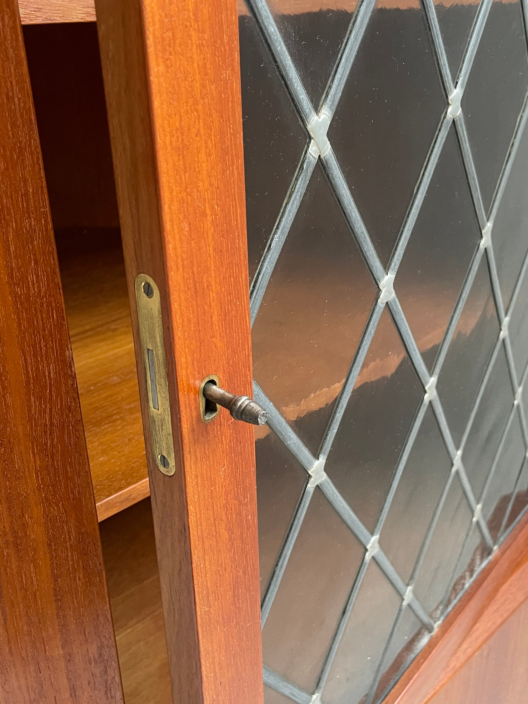 Danish Teak Corner Cabinet