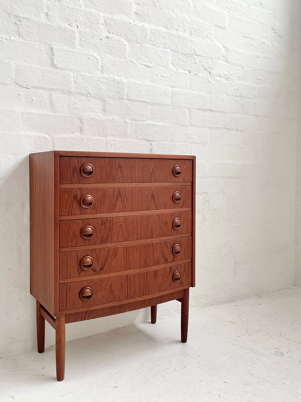 Small Danish Teak Chest of Drawers