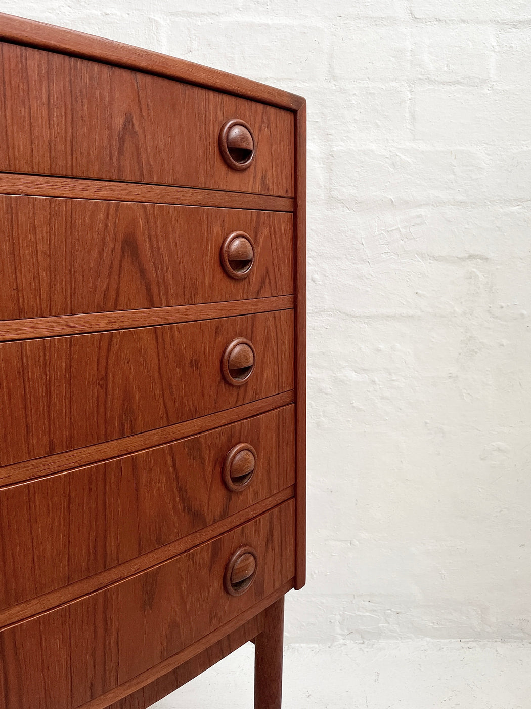 Small Danish Teak Chest of Drawers