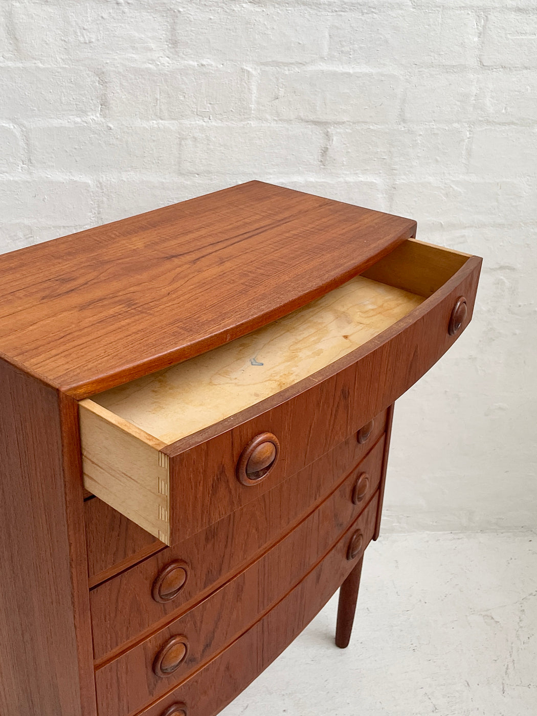 Small Danish Teak Chest of Drawers