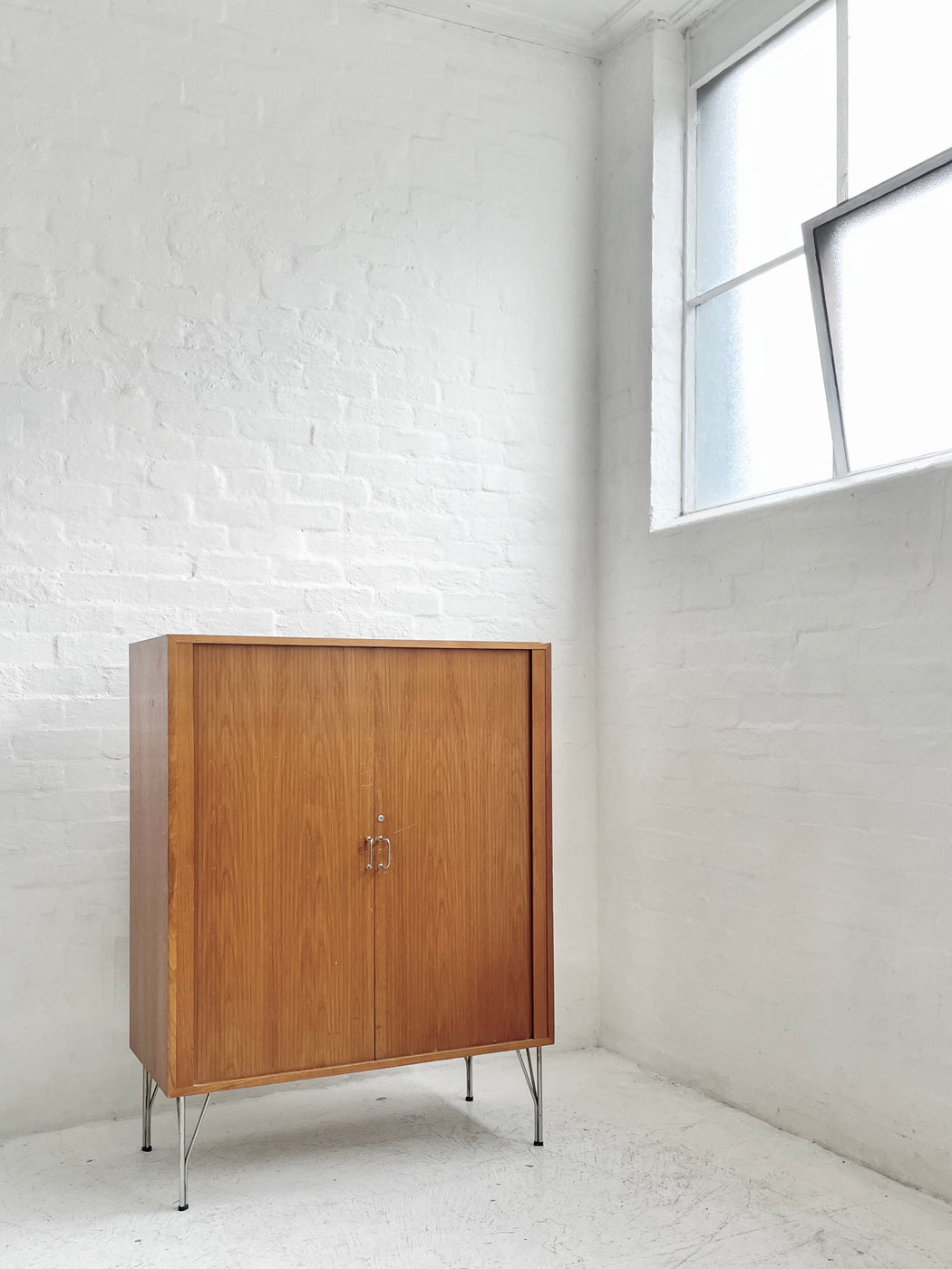 Danish Tambour Cabinet
