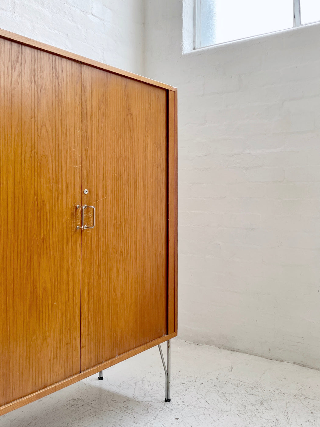 Danish Tambour Cabinet