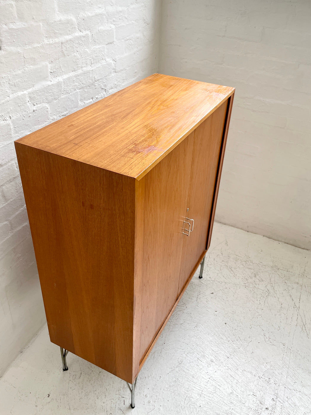 Danish Tambour Cabinet