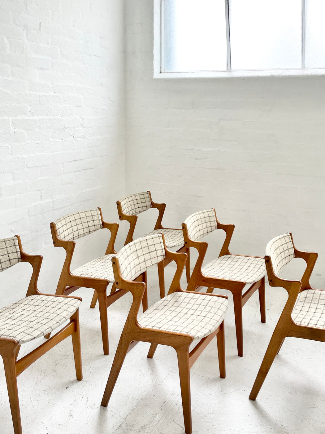 Set of six Danish Dining Chairs by 'Nova'