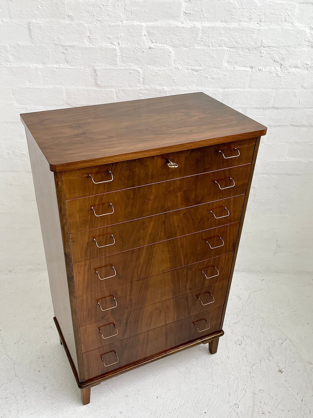 Danish Walnut Chest of Drawers